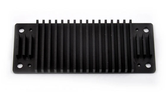 Black Anodized 6005 T6 Heatsink Extrusion Profiles
