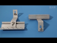 Hệ thống lắp đặt mái nhà năng lượng mặt trời có khả năng chống ăn mòn cao đường sắt mặt trời với cài đặt dễ dàng