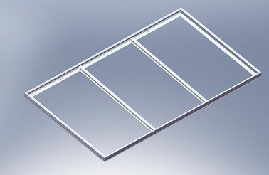 Roof 6063-T5  Aluminum Solar Panel Frame Border Black 40*40mm