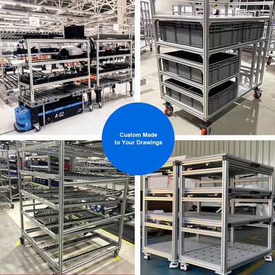 Custom T-Slot Aluminum Profile Structures: Industrial Workbenches, Storage Racking, Modular Platforms & Partition Rooms