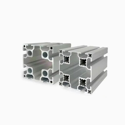 Silvery Anodized 6063 Alloy T Slot Aluminum Profile System for CNC Machine Frame