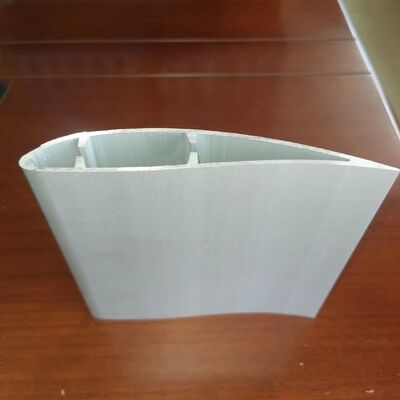 Customized Silvery / Black Sandblast Anodized 6061-T6 Aluminum Hvls Industrial Fan Blade