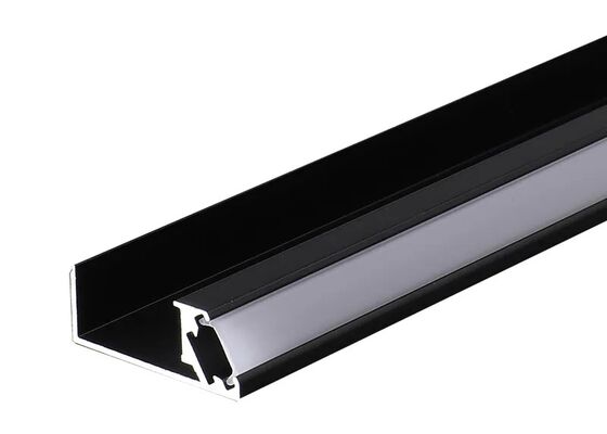 Aluminium LED Light Lamp Extruded Housing Extrusion Silver Anodizing Profile