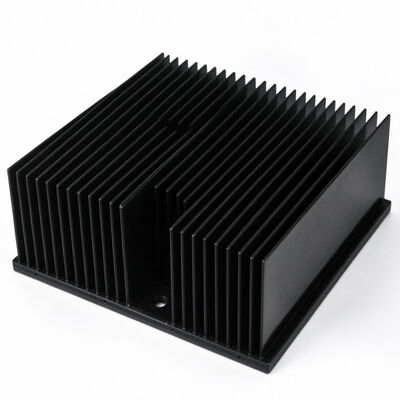 Extruded Small Aluminum Heat Sink CNC Machined Skived Fin Heat Sink for Electronic Chip Cooling