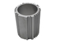 6060 Alloy Aluminum Heatsink Extrusion Profiles Enclosure For Power Supply Case