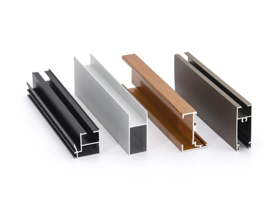 6063 T5 Cửa sổ nhôm định hình đùn hồ sơ nhà máy đã hoàn thành chống trầy xước
