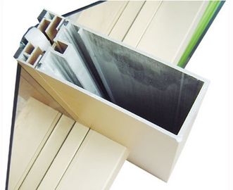 Khoan nhôm Curtain tường hồ sơ Anodized / bột sơn