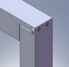 Vít doanh hợp kim 6063 nhôm Panel năng lượng mặt trời khung, thép đánh bóng ép đùn nhôm hồ sơ