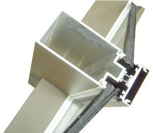 Nhôm Curtain tường ép đùn hồ sơ với cắt, khoan
