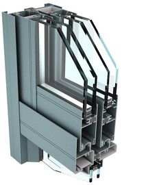 6061 T6 Nhôm Curtain tường hồ sơ cho các tòa nhà công nghiệp