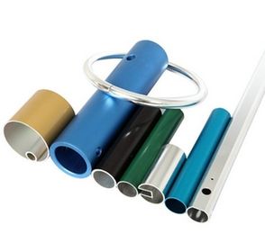 Bột tráng nhôm mạ tĩnh điện / Ống tròn nhôm với gia công CNC