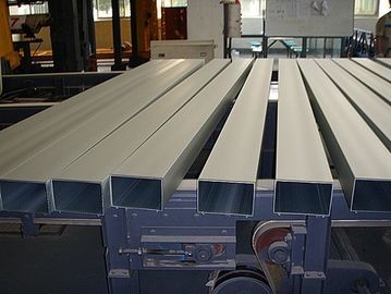 Đồng khoan xây dựng nhôm đùn hồ sơ hình chữ nhật bột tráng