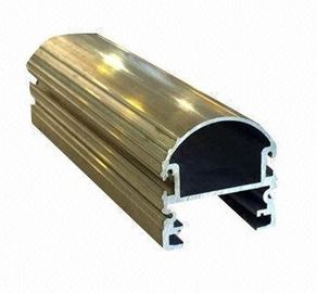 Thép được đánh bóng cấu hình 6061 nhôm hồ sơ, gỗ hạt tráng đùn nhôm Profiles