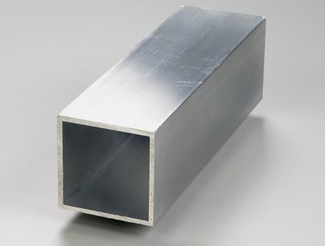 Bạc nhôm hồ sơ đùn hình chữ nhật ống mỏng tường ép đùn nhôm hình dạng