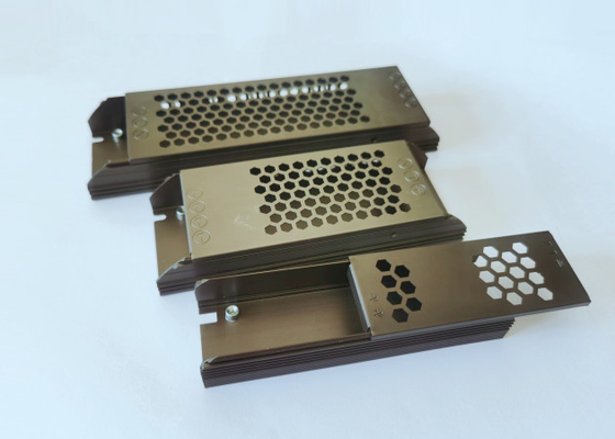 Nắp cung cấp điện LED / Cấu hình nhôm công nghiệp với Anodizing