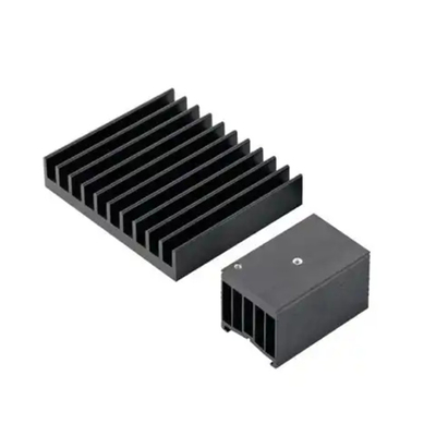 Custom 6005 Aluminium Heat Sink Extrusion Profile được tạo ra bằng anodized