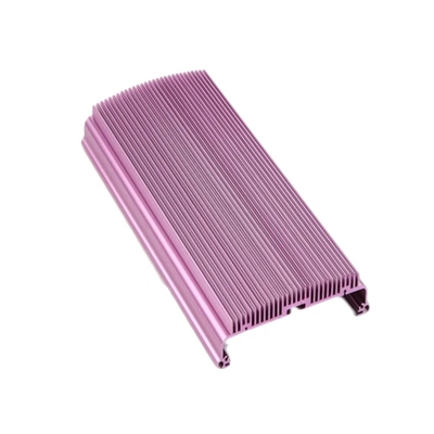 Máy CNC tùy chỉnh 6063 Hạt nhôm Heatsink Extrusion Profiles Anodized