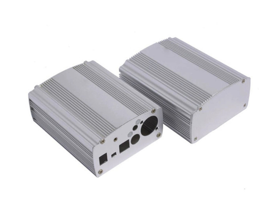 Bức in màn hình lụa Aluminium Extrusions For Electronics / Khách hàng Power AMP Box / OEM Circuit Enclosure