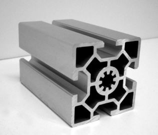 6005 Hệ thống hồ sơ nhôm công nghiệp nhôm anodized bạc đùn nhôm