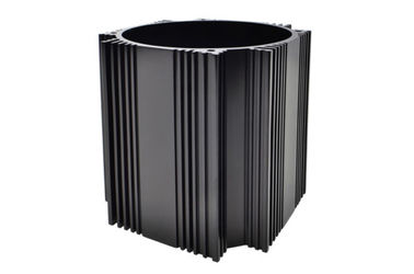tùy chỉnh màu đen anodized nhôm xi lanh vỏ nhôm xi lanh ISO9000
