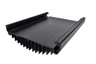Đen Anodized nhôm Extrusions cho điện tử / điện Cover