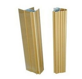 10 um Anodized 6063-t5 Cấu hình nhôm ép đùn cho cửa trượt nhẹ / Titan tối
