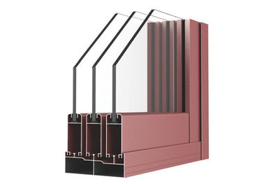 Hồ sơ đùn nhôm cửa sổ sơn tĩnh điện cho cửa sổ trượt với 6063 T5