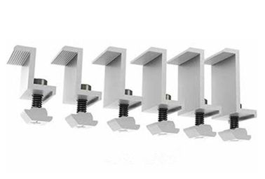 Hệ thống gắn kết mái mặt trời anodized PV End Kẹp Kích thước tùy chỉnh