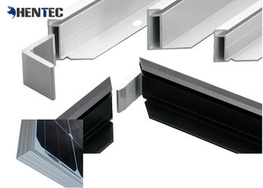 6063- T5 khung nhôm anodized với vít kết nối / Conner doanh