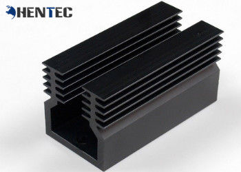 Auto Parts LED nhôm tản nhiệt đùn hồ sơ trong màu đen 6005 hợp kim