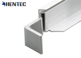 Bạc anodised quyền hạn khung năng lượng mặt trời, hợp kim nhôm bảng điều khiển năng lượng mặt trời gắn khung