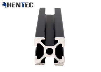 T - Slot nhôm công nghiệp hồ sơ đùn đen Điều trị Suface đen