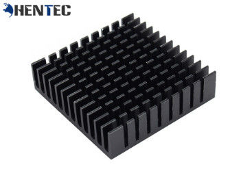 6063 Đen Anodized nhôm tản nhiệt đùn hồ sơ với máy CNC