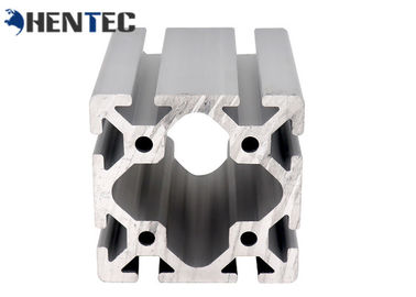 Hệ thống hồ sơ nhôm anodized bạc T Slot nhôm đùn