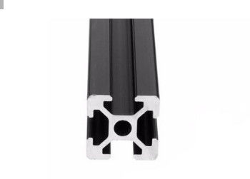 Hệ thống hồ sơ nhôm Anodized đen T Slot nhôm đùn bạc
