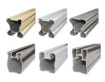 Cấu trúc đơn giản nhôm Curtain tường hồ sơ cho các tòa nhà dân cư