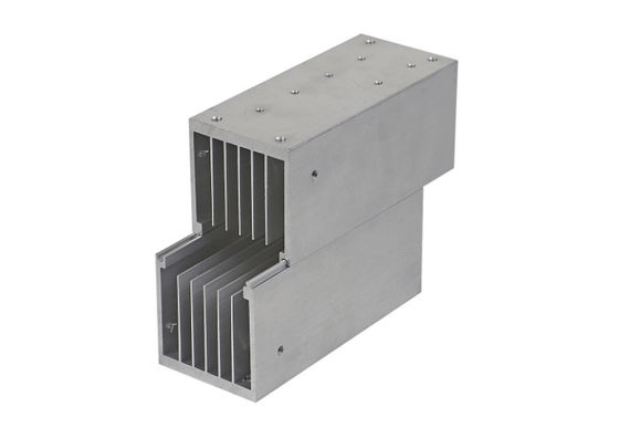 Tản nhiệt nhôm ép đùn hợp kim Anodized 6063 màu xám