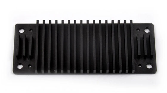 Hồ sơ đùn tản nhiệt T6 đen Anodized 6005