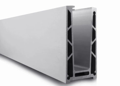 Kính điều chỉnh kính U Kênh lan can kính bằng nhôm Anodized Hồ sơ nhôm 6061