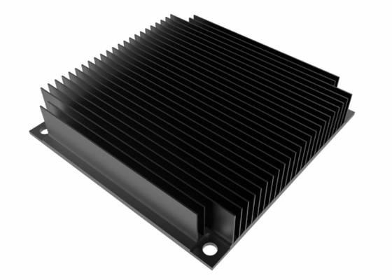 6005 Cấu hình tản nhiệt ép đùn Anodized đen cho thiết bị âm thanh