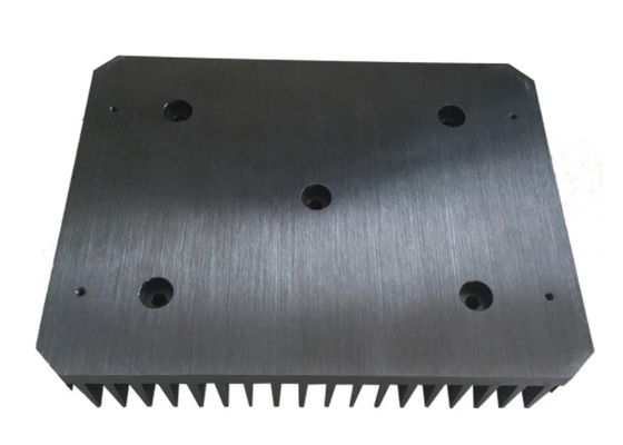 Hồ sơ đùn tản nhiệt Anodized đen 6061 T5 cho máy làm mát nước