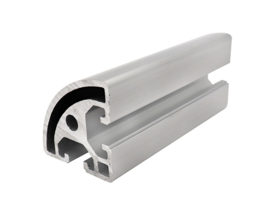 6063 Hợp kim nhôm T Slot Profiles Hình dạng nửa tròn T4 Temper NZS