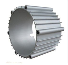 Màu xanh bột sơn 6082 nhôm ép đùn bộ phận cơ điện