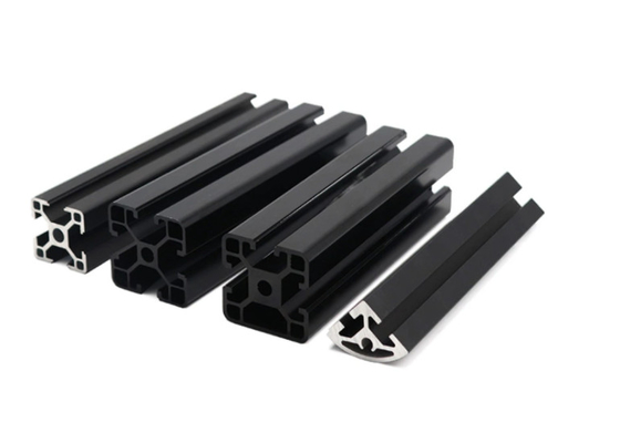 Hệ thống hồ sơ nhôm nhiệt độ T6 40X40 Khe Anodized Phay Cắt uốn